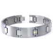 Titanium 14KT Gold Inlaid Men's Bracelet
