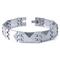 Tungsten Carbide Diamond-Link Men's Bracelet