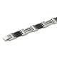 Stainless Steel Two Tone Resin Men's Bracelet