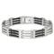 Stainless Steel Two Tone Resin Men's Bracelet