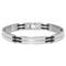 Stainless Steel Engravable Double ID Men's Bracelet