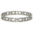 Stainless Steel Two-Tone Finish Open Link Bracelet