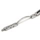 Stainless Steel Black Lacquer ID Link Bracelet