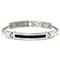 Stainless Steel Black Lacquer ID Link Bracelet