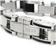 Stainless Steel Men's Bike Alternating Link Bracelet