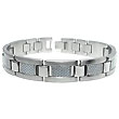 Stainless Steel Carbon Fiber Men's Bracelet