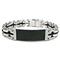 Stainless Steel Carbon Fiber ID Bracelet