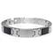 Stainless Steel Carbon Fiber Bracelet