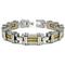 Titanium Golden Cable Link Bracelet