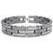 Titanium Men's Bracelet with Silver Inlay