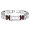 COLIBRI Stainless Steel Mother of Pearl & Wood Bracelet