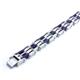 COLIBRI Stainless Steel Purple Resin Bracelet