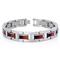 COLIBRI INFERNO Stainless Steel & Wood Bracelet