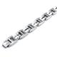 COLIBRI OPTIC Stainless Steel White Topaz Bracelet