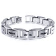COLIBRI OPTIC Stainless Steel White Topaz Bracelet