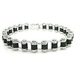 Nitrogen Stainless Steel Bicycle Link Bracelet