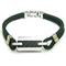 Nitrogen 14K Gold Stainless Steel Carbon Fiber ID Bracelet