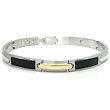 Nitrogen 14K Gold Stainless Steel Men Bracelet