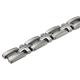 Titanium Silver Inlay Men's Bracelet w/ Cross Designs