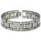 Tungsten Carbide Diamond Men's Bracelet w/ Matte Center
