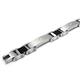 Stainless Steel Carbon Fiber 18K Gold Men's Bracelet