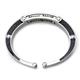 Stainless Steel Carbon Fiber Men's Mechanic Cuff Bracelet