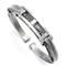 Stainless Steel Carbon Fiber Men's Mechanic Cuff Bracelet