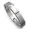 Royal Supreme Stainless Steel Oak Wood Men's Cuff Bracelet