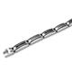 Stainless Steel Carbon Fiber Rope Cable Men's Bracelet