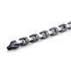 Black Stainless Steel Two Tone Men's Bracelet