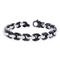 Black Stainless Steel Two Tone Men's Bracelet