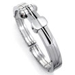 ALFA Stainless Steel Mechanic Men's Cuff Bracelet