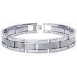 Tungsten Carbide Satin Link Men's Bracelet