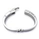 Stainless Steel Mechanic Men's Cuff Bangle