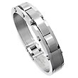 Stainless Steel Mechanic Men's Cuff Bangle
