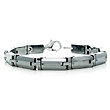 LAZLO Tungsten Carbide Men's Link Bracelet