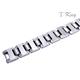 Tungsten Carbide Men's Link Bracelet w/ Matte Accent