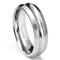 Unique Titanium Ring w/ Grooves