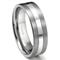 Titanium 7mm Two Tone Wedding Ring
