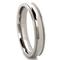 Titanium 4mm Milgrain Wedding Band Ring