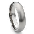 Titanium 5mm Dome Wedding Band Ring