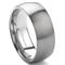 Titanium 8mm Dome Wedding Band Ring