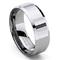 GENICANTHUS Tungsten Carbide Faceted Wedding Ring