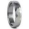 CENTROPE Tungsten Carbide Faceted Men's Wedding Band