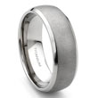 Titanium 8mm Brushed Men's Wedding Band Ring