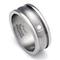 Titanium Diamond Men's Wedding Band Ring