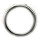 Titanium 6mm Grooved Wedding Flat Band Ring