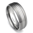 Titanium 8mm Gents Band Ring