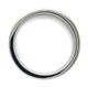 Titanium 6mm Ribbed Men's Ring