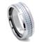 INGVAR Tungsten Carbide Carbon Fiber Ring